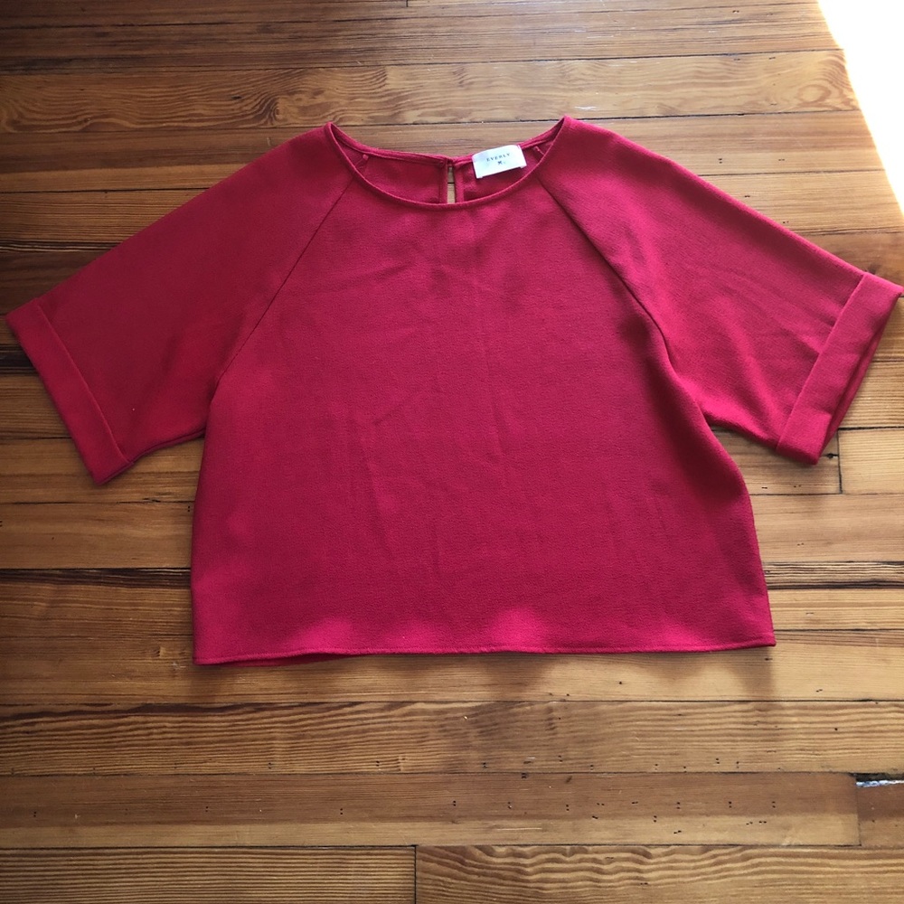 Everly cropped blouse size medium